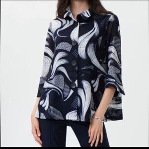Joseph Ribkoff Size 18 Collared Blouse